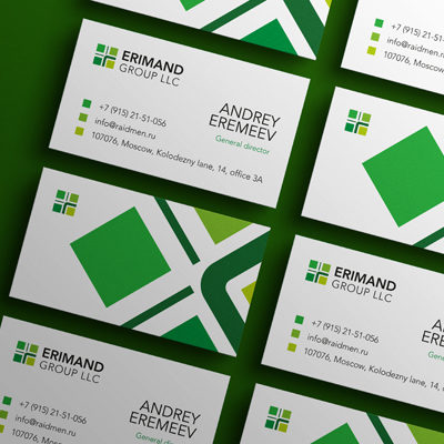 Разработка логотипа и основы визуальных элементов для ТМ «ERIMAND»